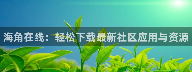 海角社区的论坛：海角在线：轻松下载最新社区应用与资源