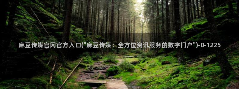 麻豆传媒官网001：麻豆传媒官网官方入口(\